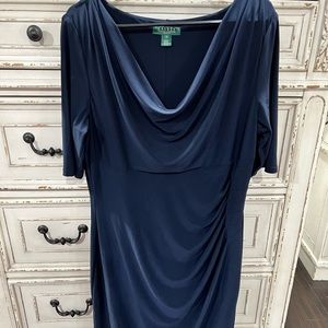 Lauren Ralph Lauren swoop neck dress